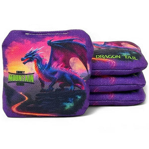Smoky Mountain Bag Co – PRO Cornhole Bags - Set of 4 - Dragon Tail Series
