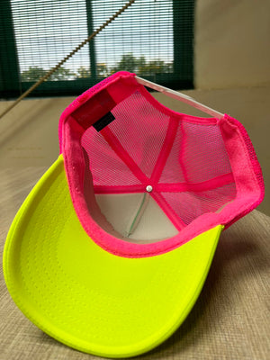 Lake Day Multi-Trucker Hat (Mint) by Southern Bliss Company, Southern lifestyle apparel detail photo 3