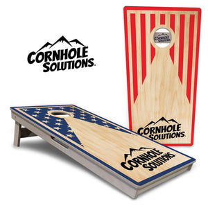 SS Keyhole CS Logo Cornhole Boards - Professional Tournament Series by Cornhole Solutions, custom cornhole board main product photo