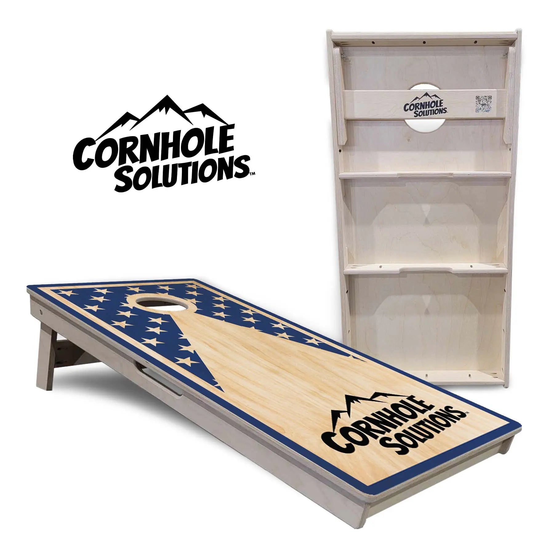 SS Keyhole CS Logo Cornhole Boards - Professional Tournament Series by Cornhole Solutions, custom cornhole board detail photo 5
