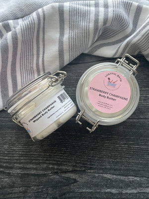 Strawberry Champagne Body Butter by Lustful Bath, LLC, natural skincare detail photo 4