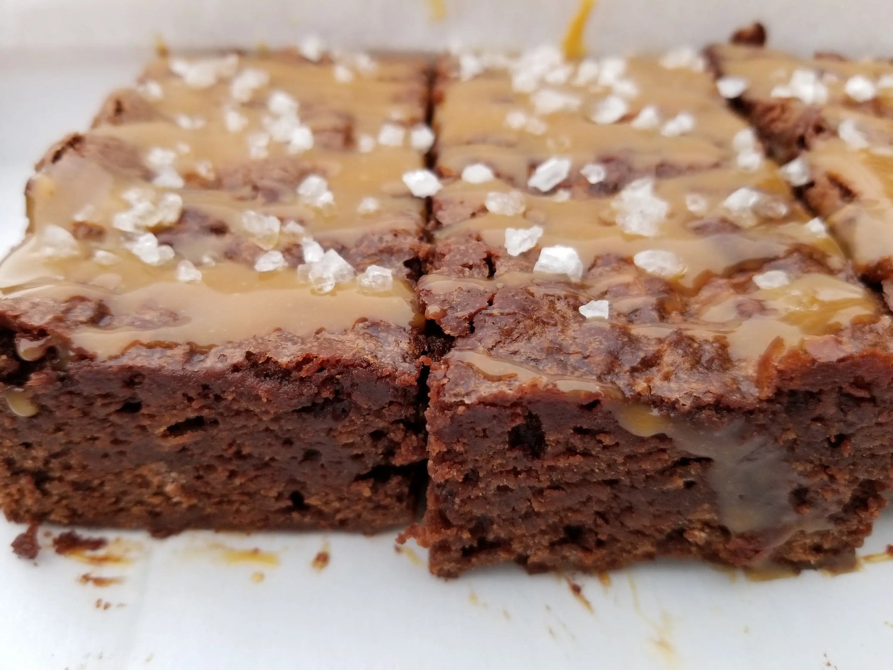 Salted Caramel Brownies by Let's Get Baked Artisan Desserts, Southern food gift main product photo