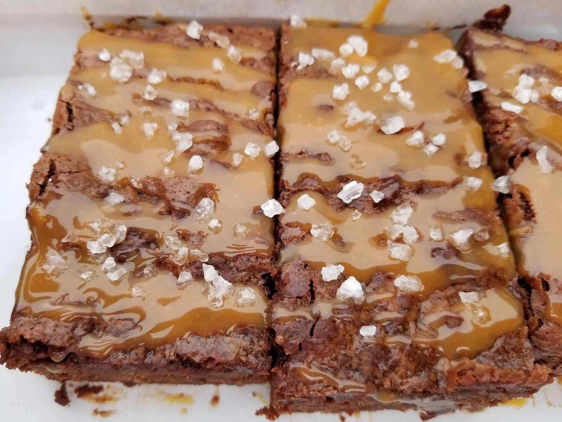 Salted Caramel Brownies by Let's Get Baked Artisan Desserts, Southern food gift detail photo 2