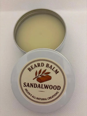Sandalwood Beard Balm by Helen's All Natural Creations, natural skincare detail photo 3