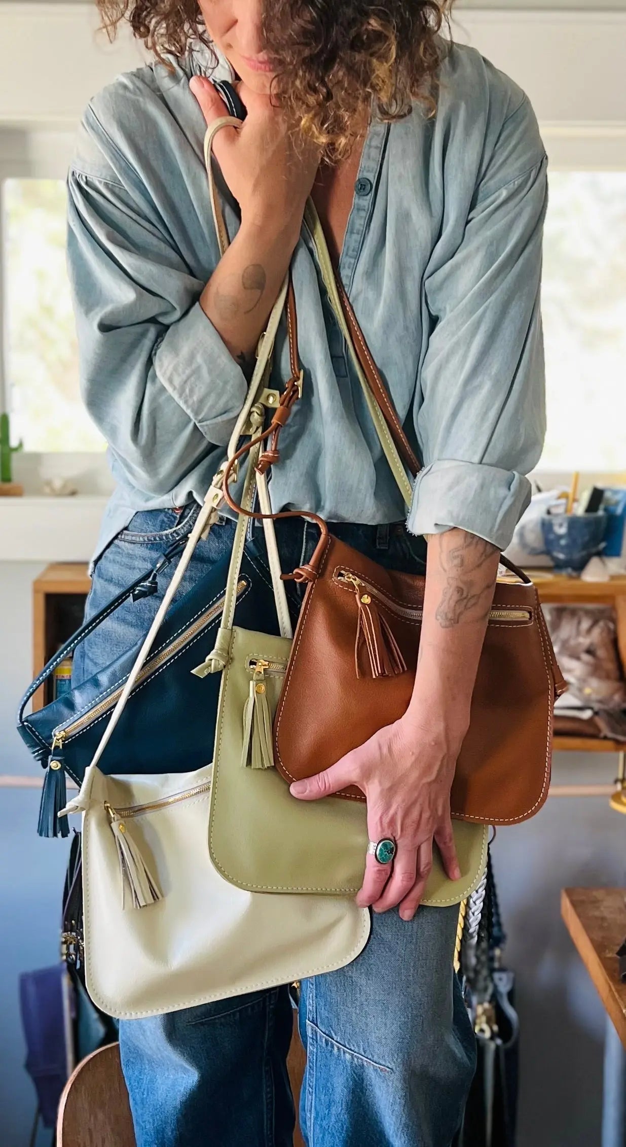 Satchel by Feelhandmade, handmade leather goods main product photo