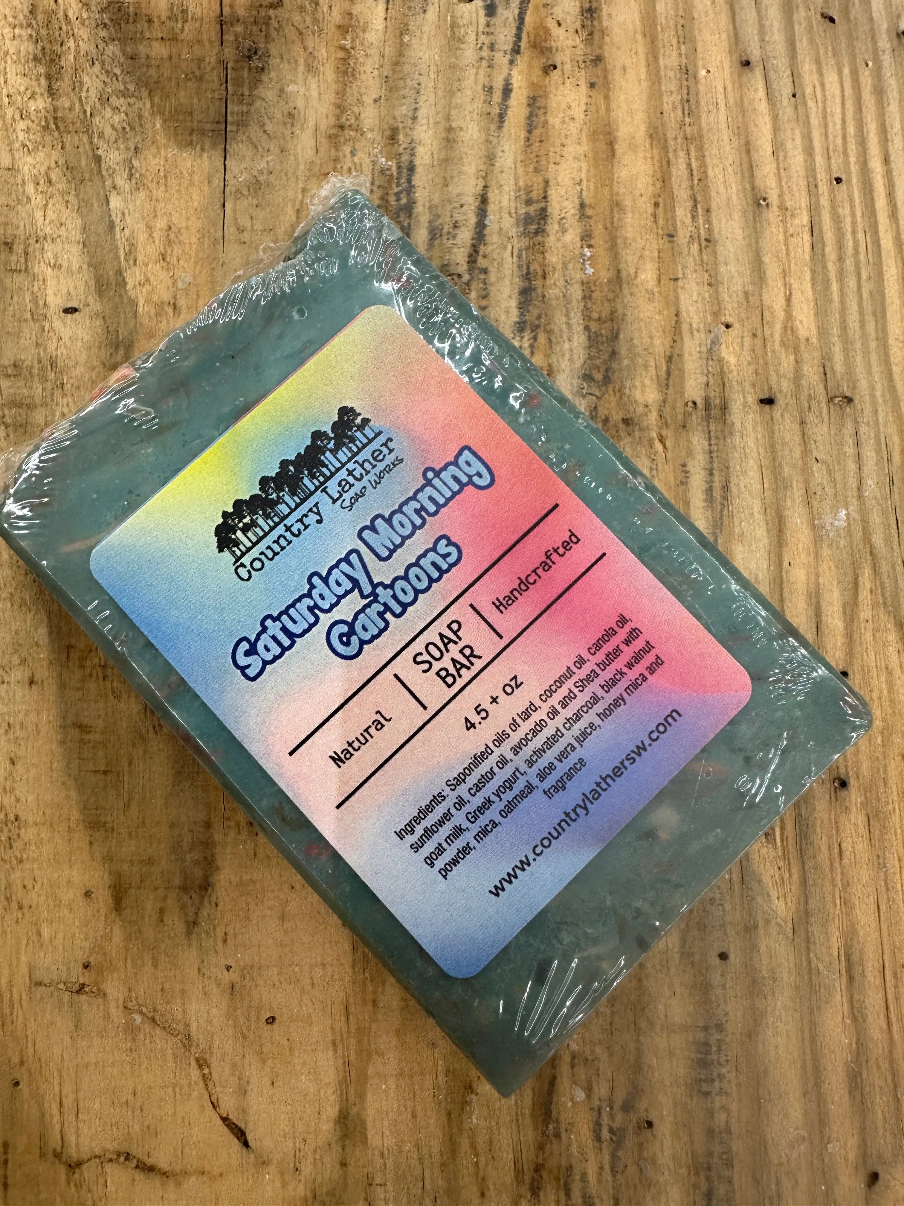 Saturday Morning Cartoons by Country Lather Soap Works, handmade bath and body main product photo