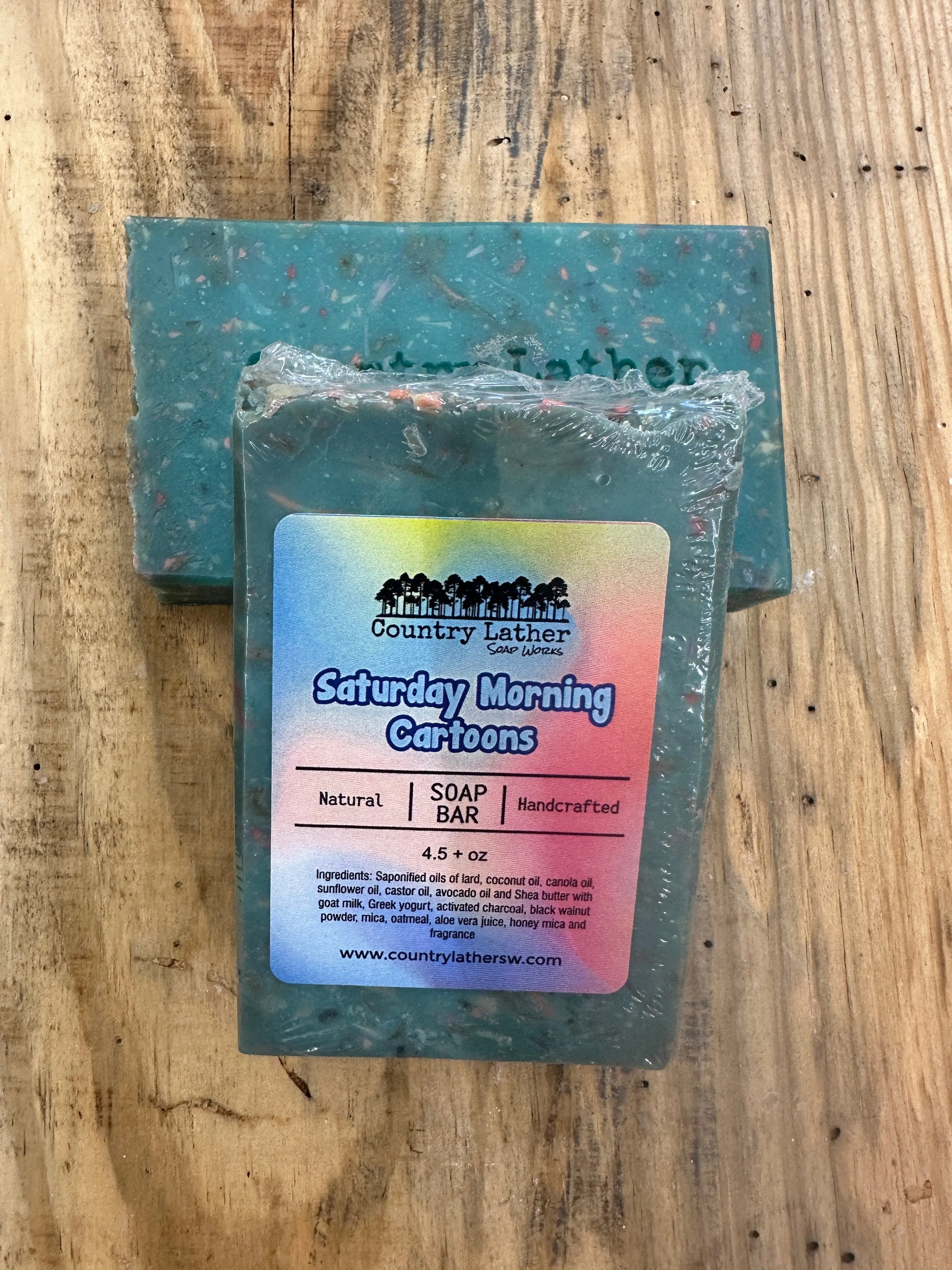 Saturday Morning Cartoons by Country Lather Soap Works, handmade bath and body detail photo 2