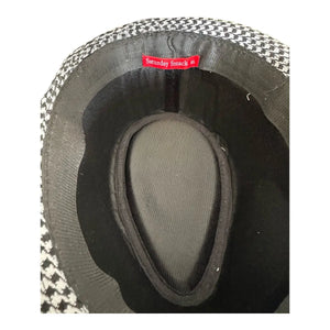 Saturday Smack Houndstooth Game Day Fedora For Alabama Fans Bear Byrant by Saturday Smack, custom hat detail photo 5