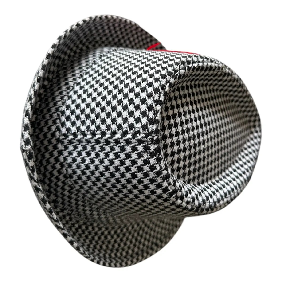 Saturday Smack Houndstooth Game Day Fedora For Alabama Fans Bear Byrant by Saturday Smack, custom hat detail photo 6