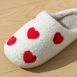 Heart Fuzzy House Slippers by The Mississippi Mermaid Mercantile - view 5