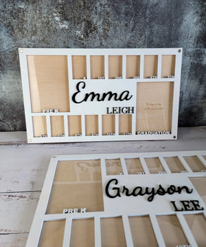 School Years Photo Frame | Kindergarten or Pre K to Graduation Picture Frame by EverLee Creations, Southern home decor detail photo 5