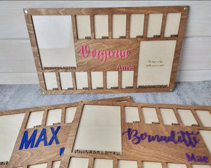 School Years Photo Frame | Kindergarten or Pre K to Graduation Picture Frame by EverLee Creations, Southern home decor detail photo 2