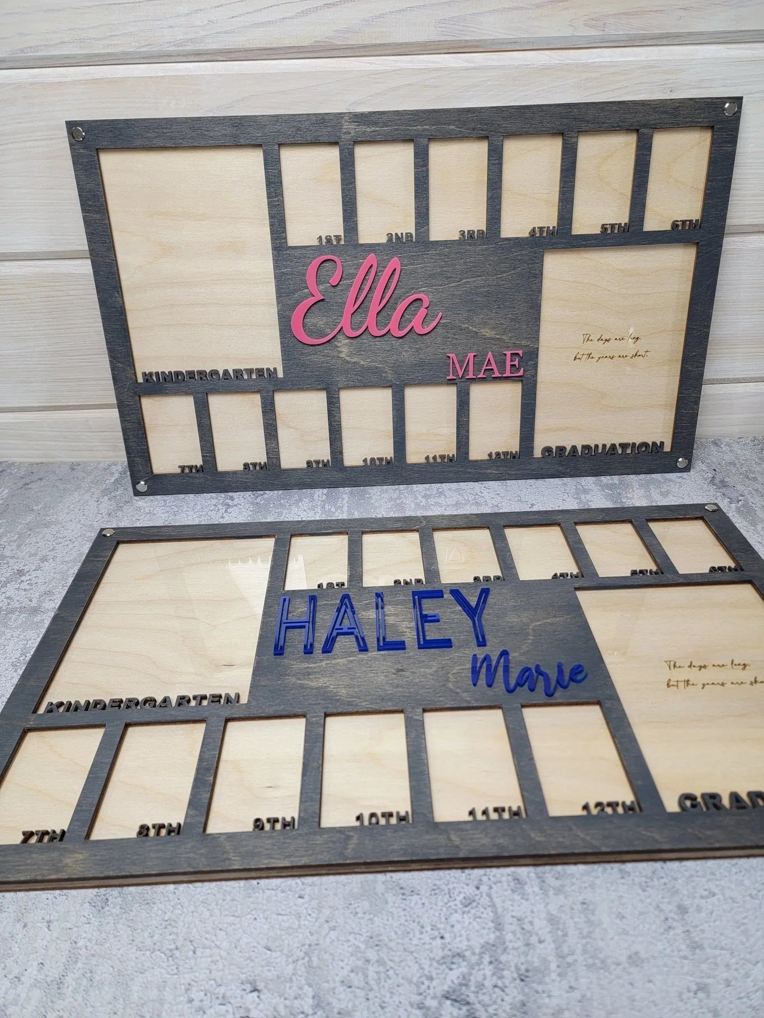 School Years Photo Frame | Kindergarten or Pre K to Graduation Picture Frame by EverLee Creations, Southern home decor detail photo 8