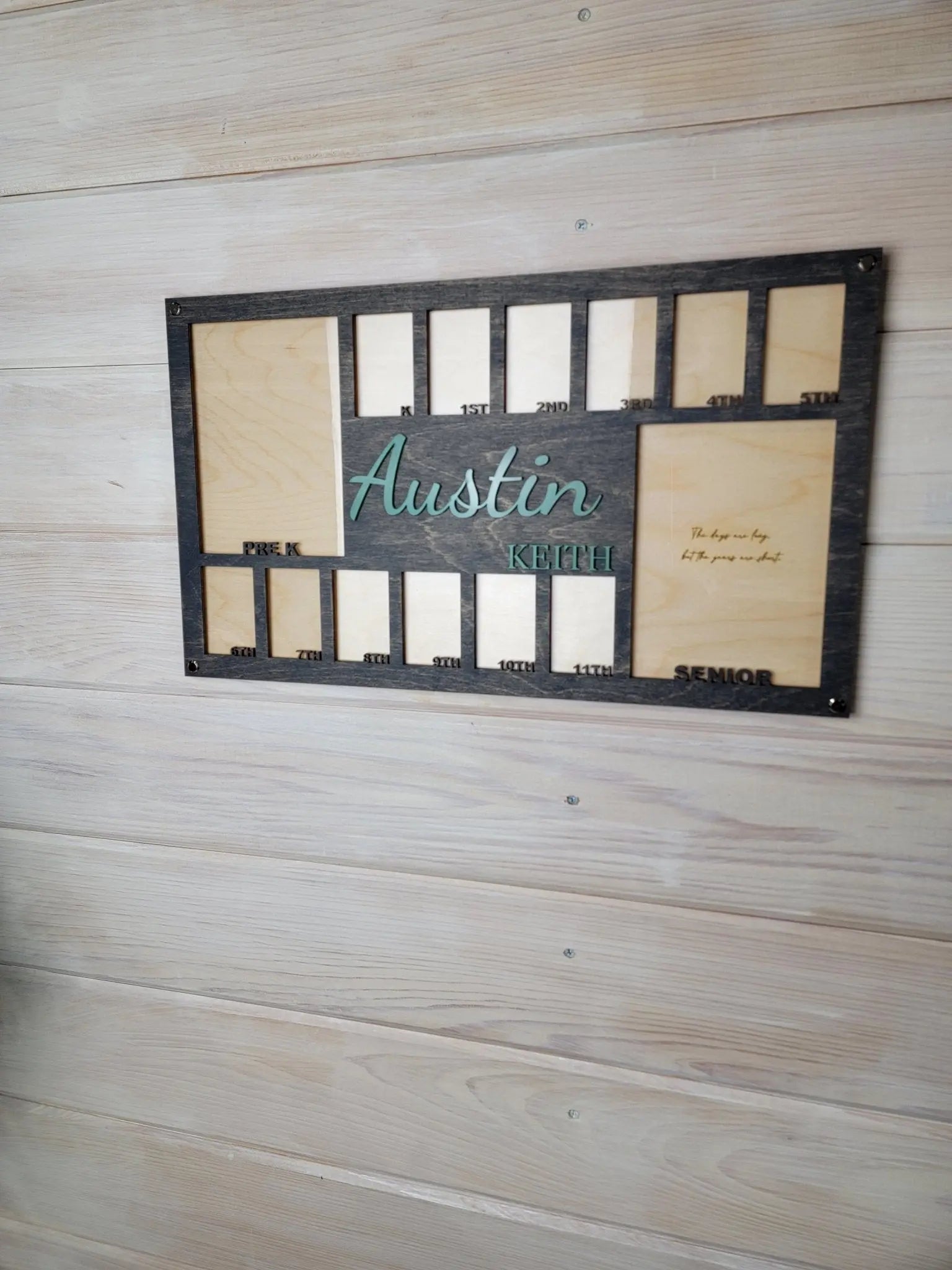 School Years Photo Frame | Kindergarten or Pre K to Graduation Picture Frame by EverLee Creations, Southern home decor detail photo 11