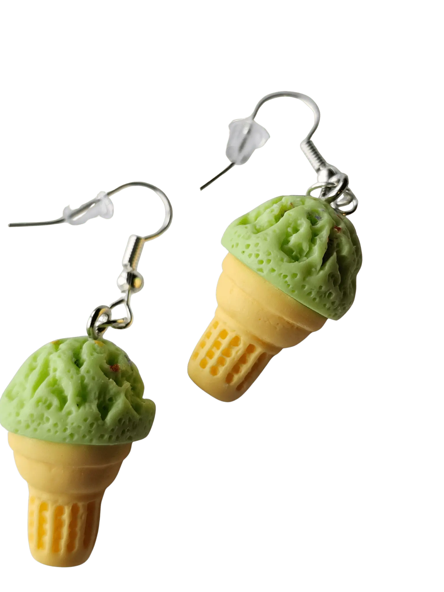 Ice Cream Cone Earrings by The Tween Space, handmade jewelry detail photo 2