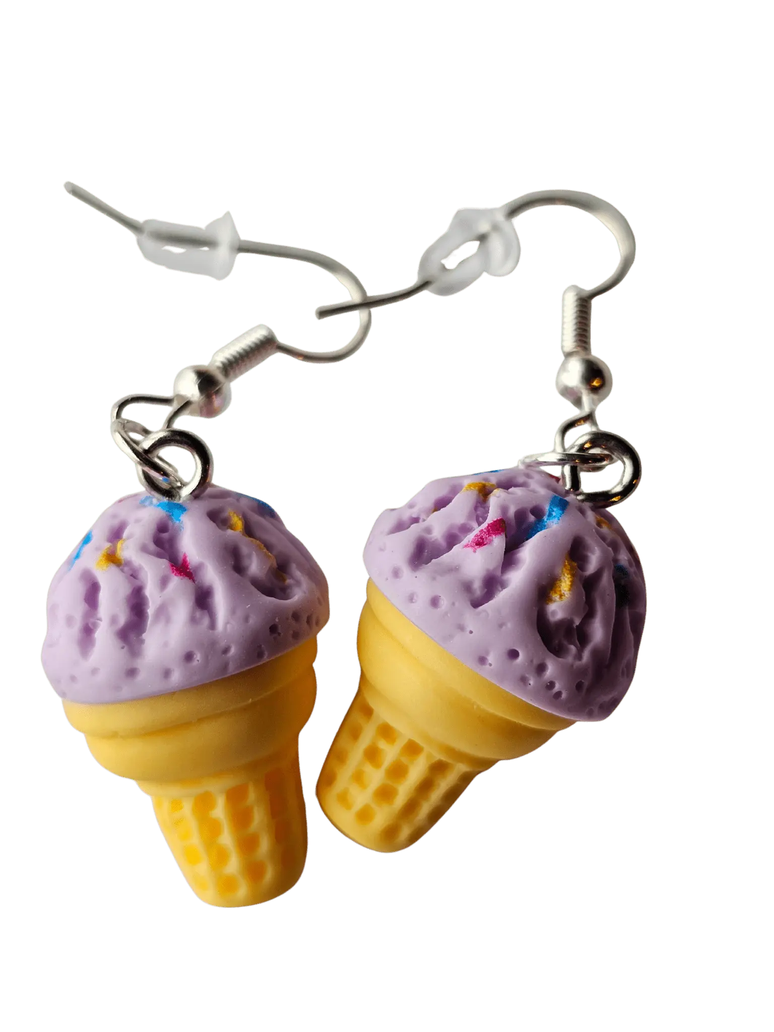 Ice Cream Cone Earrings by The Tween Space, handmade jewelry detail photo 4
