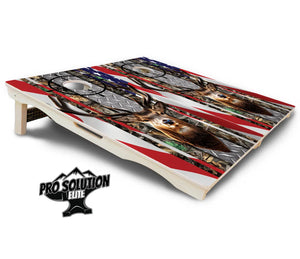 Scope Deer & Fish Cornhole Boards - Pro Solution Elite Series by Cornhole Solutions, custom cornhole board detail photo 6
