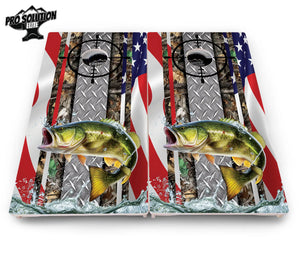 Scope Deer & Fish Cornhole Boards - Pro Solution Elite Series by Cornhole Solutions, custom cornhole board detail photo 10