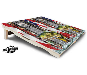 Scope Deer & Fish Cornhole Boards - Pro Solution Lite Series by Cornhole Solutions, custom cornhole board detail photo 10