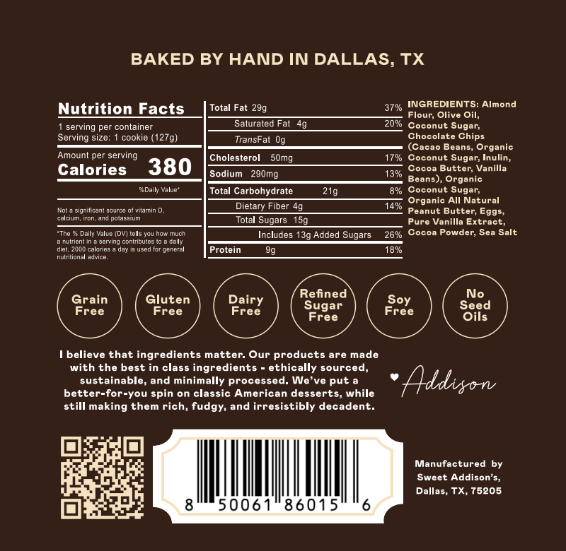 Peanut Butter Brownies by Sweet Addison's, product view 2
