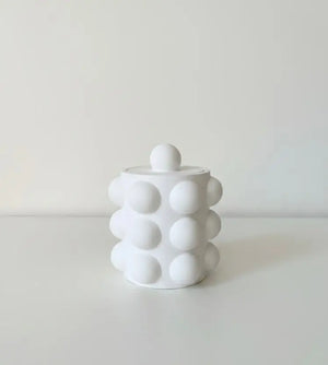 Sculpted Dot Candle by Believe Candle, scented candle detail photo 3