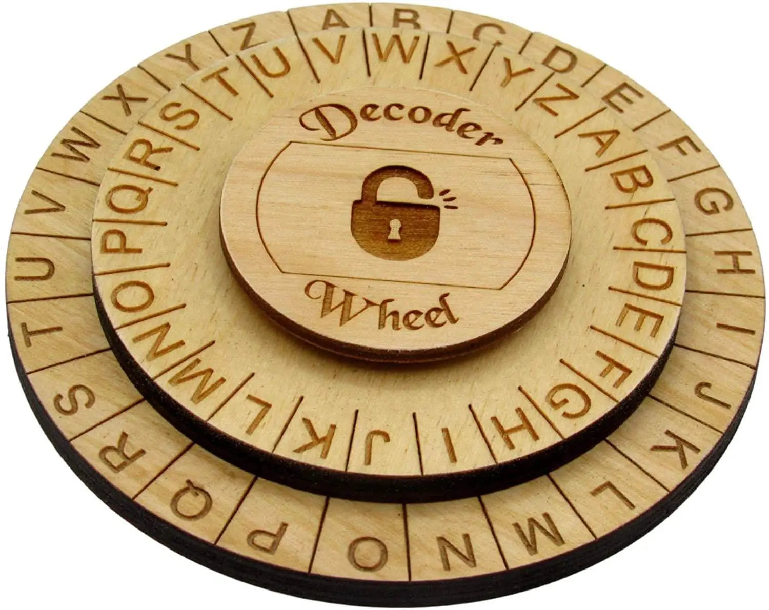 Secret Decoder Wheel for Kids | Escape Room Party Puzzle by Creative Escape Rooms, Southern lifestyle apparel main product photo