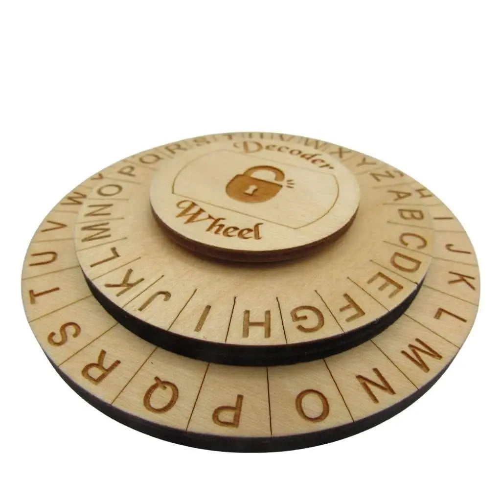Secret Decoder Wheel for Kids | Escape Room Party Puzzle by Creative Escape Rooms, Southern lifestyle apparel detail photo 2