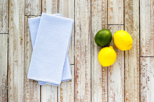 Seersucker Everyday Napkins, set of four by Dot and Army, cloth napkins main product photo