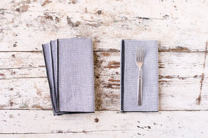 Seersucker Everyday Napkins, set of four by Dot and Army, cloth napkins detail photo 12
