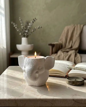 Serene Elephant by Believe Candle, scented candle detail photo 3
