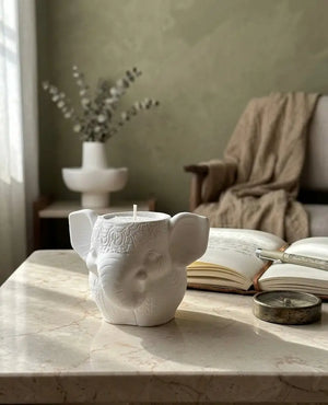 Serene Elephant by Believe Candle, scented candle detail photo 4
