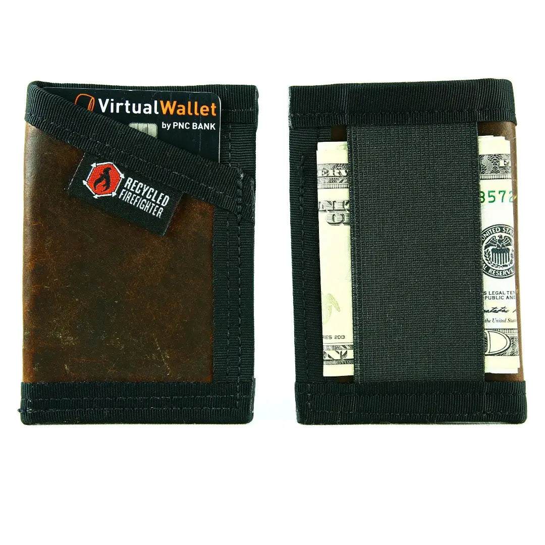 Sergeant Wallet - Combat Boot Leather Edition detail view by Recycled Firefighter