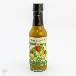 Serrano Kiwi & Tomatillo Hot Sauce by Powerful Pepper Company, Southern food gift detail photo 2