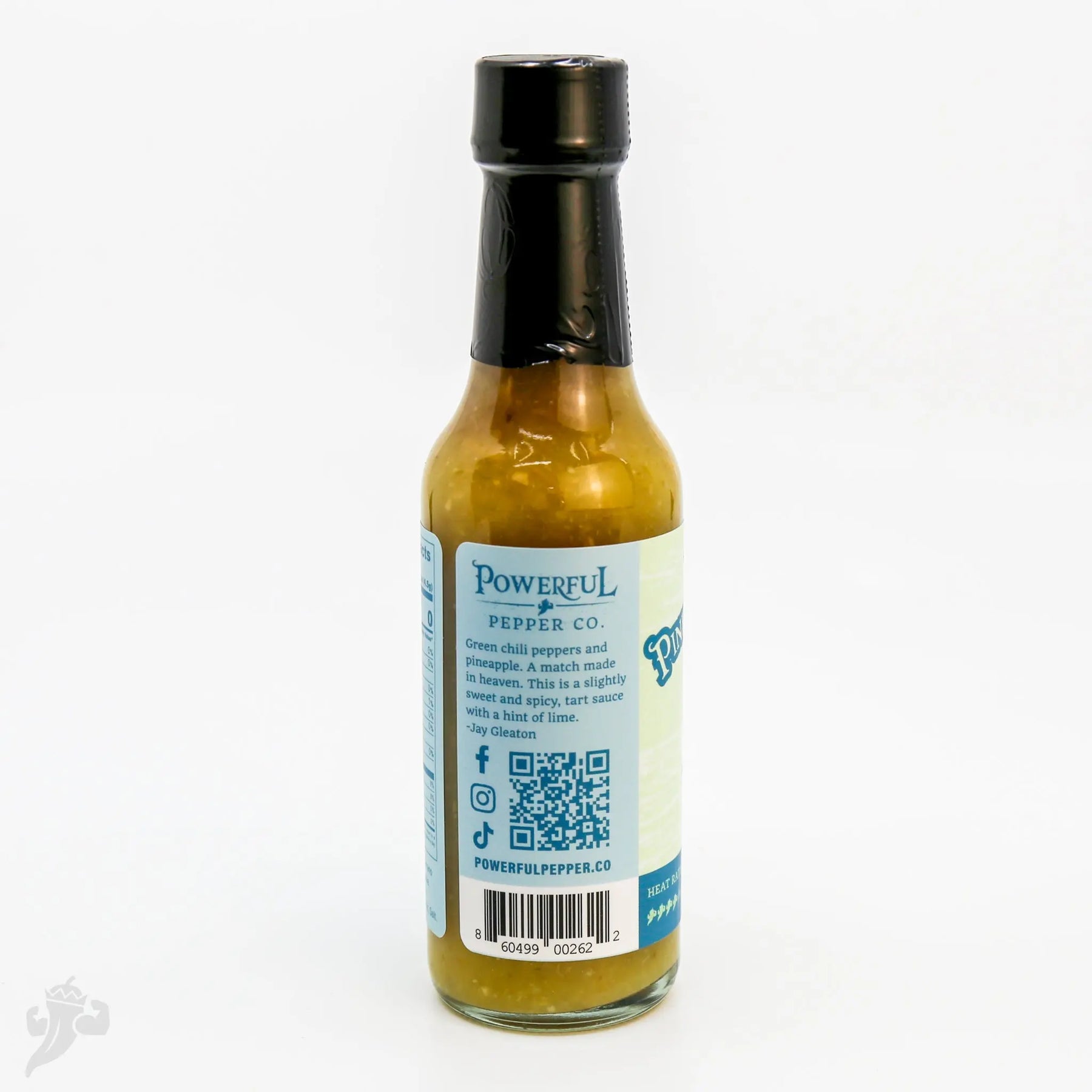 Serrano Pineapple Plantain Hot Sauce by Powerful Pepper Company, Southern food gift detail photo 2