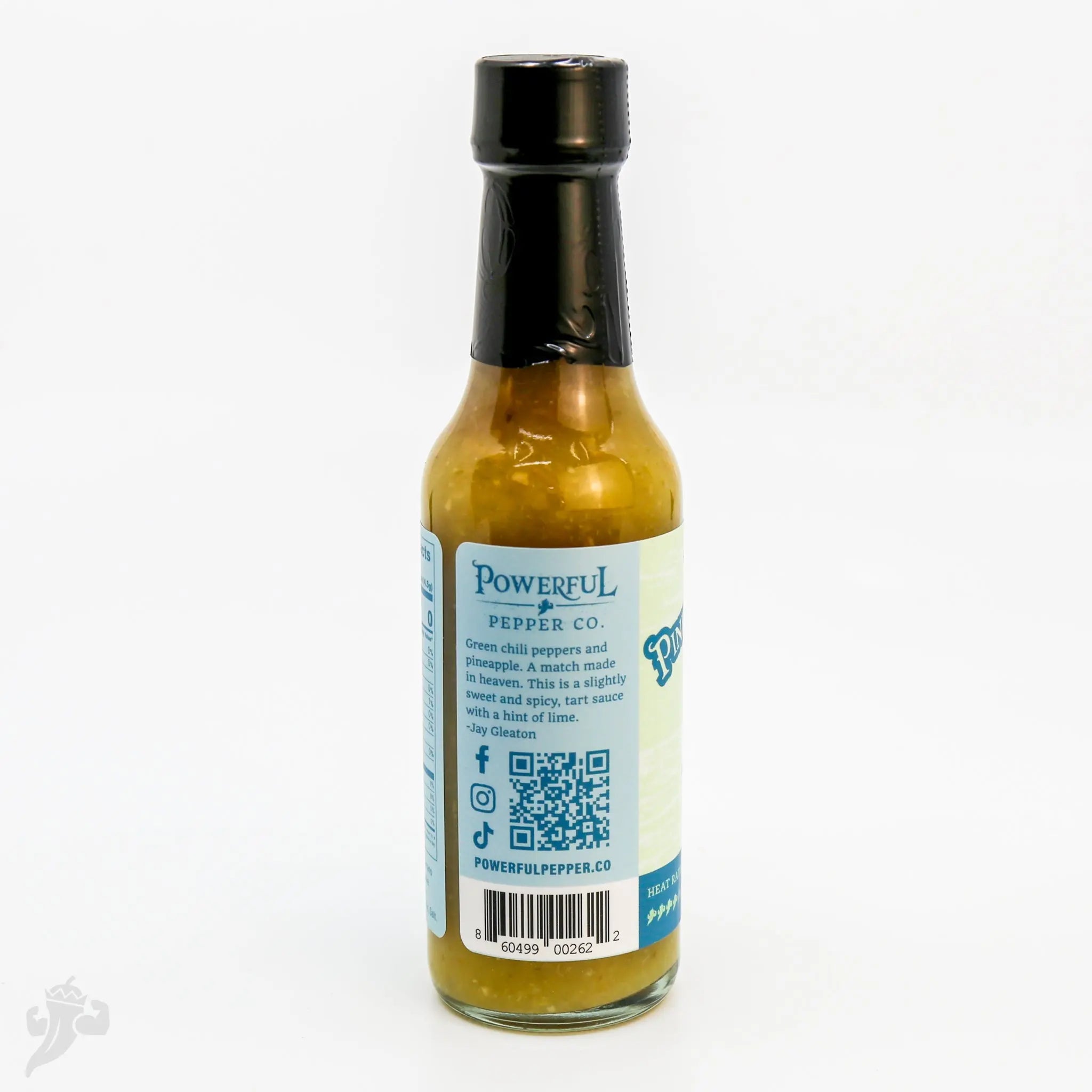 Serrano Pineapple Plantain Hot Sauce by Powerful Pepper Company, Southern food gift detail photo 2