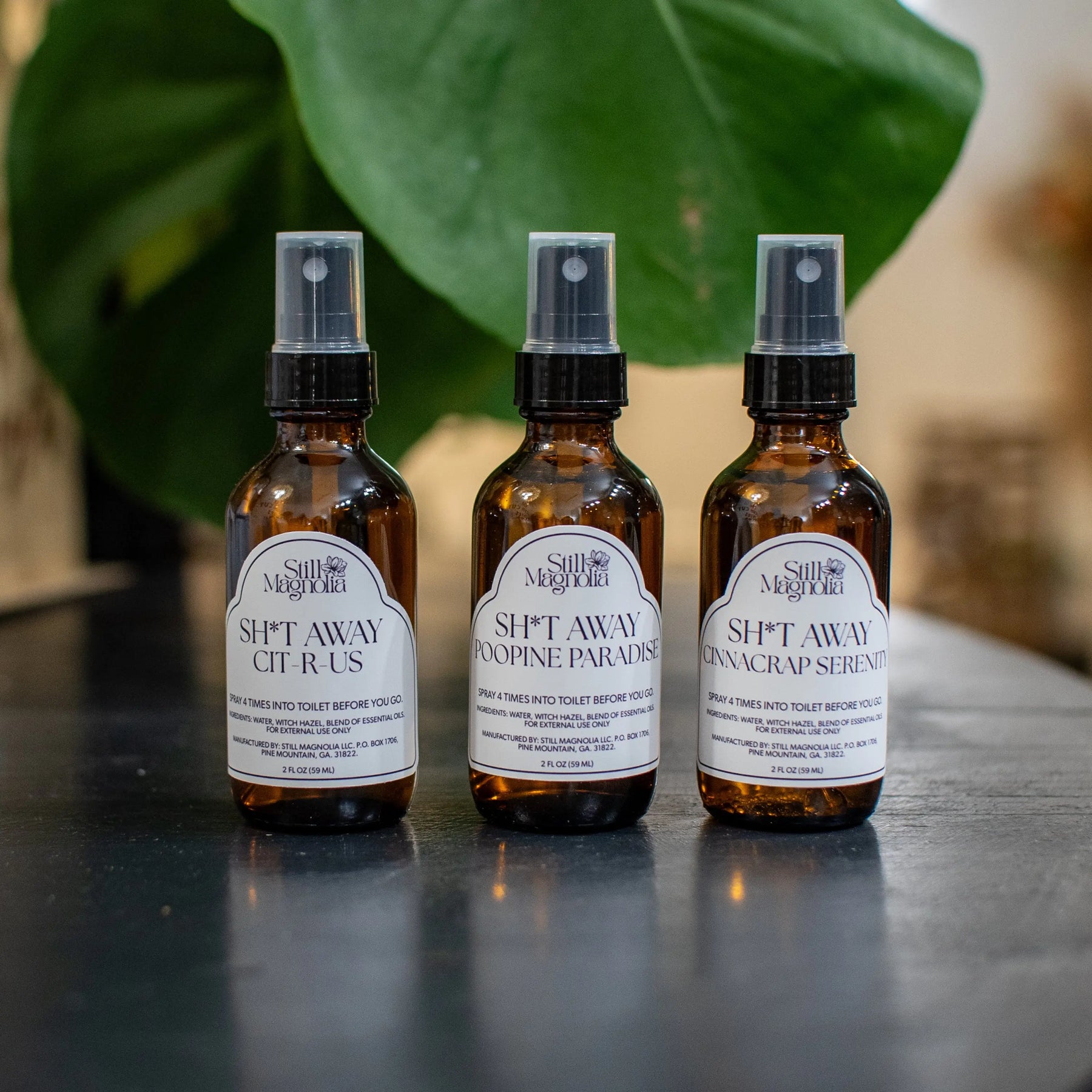 Sh*t Away - Bathroom Spray by Still Magnolia, scented candle main product photo