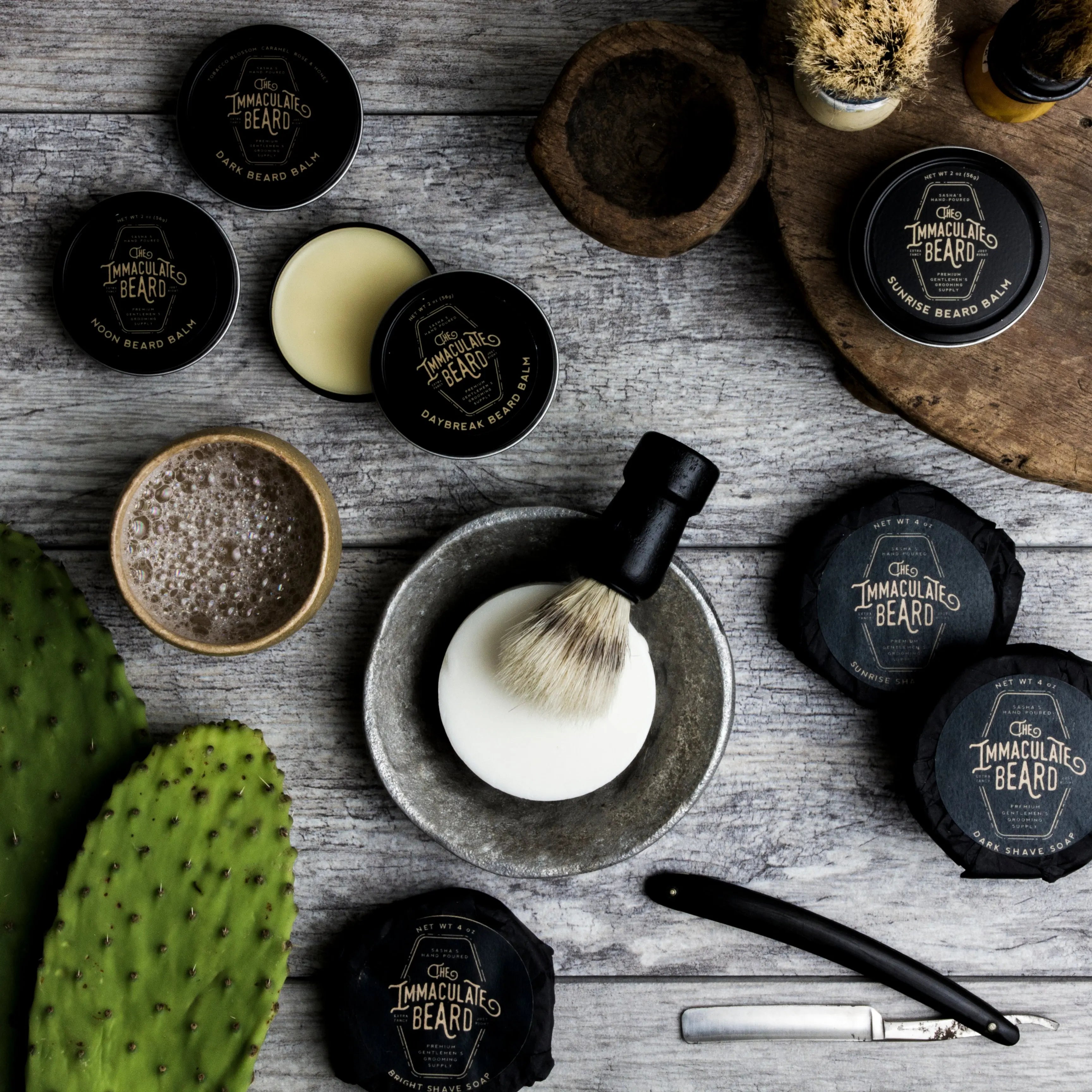Shave Soap Puck | The Immaculate Beard by The Immaculate Beard, natural skincare detail photo 2