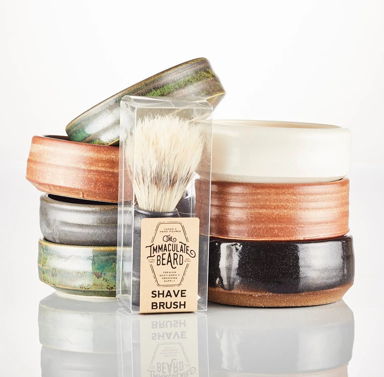 Shave brush by The Immaculate Beard, shaving brushes main product photo