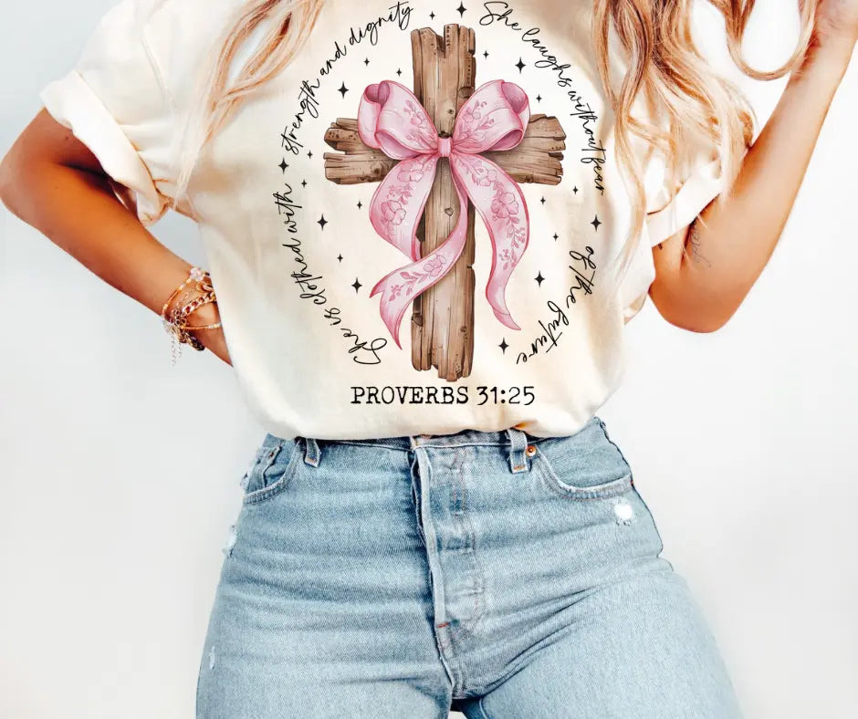 She is Easter Shirt by Southern Backroad Tees LLC, Southern lifestyle apparel detail photo 2