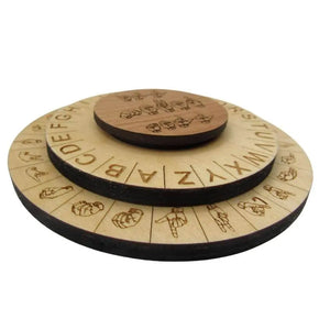 Sign Language Cipher Wheel - ASL Decoder Disk Escape Room Prop by Creative Escape Rooms, Southern home decor detail photo 3