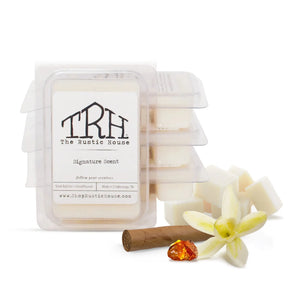 Signature Scent Wax Melt by The Rustic House, scented candle main product photo