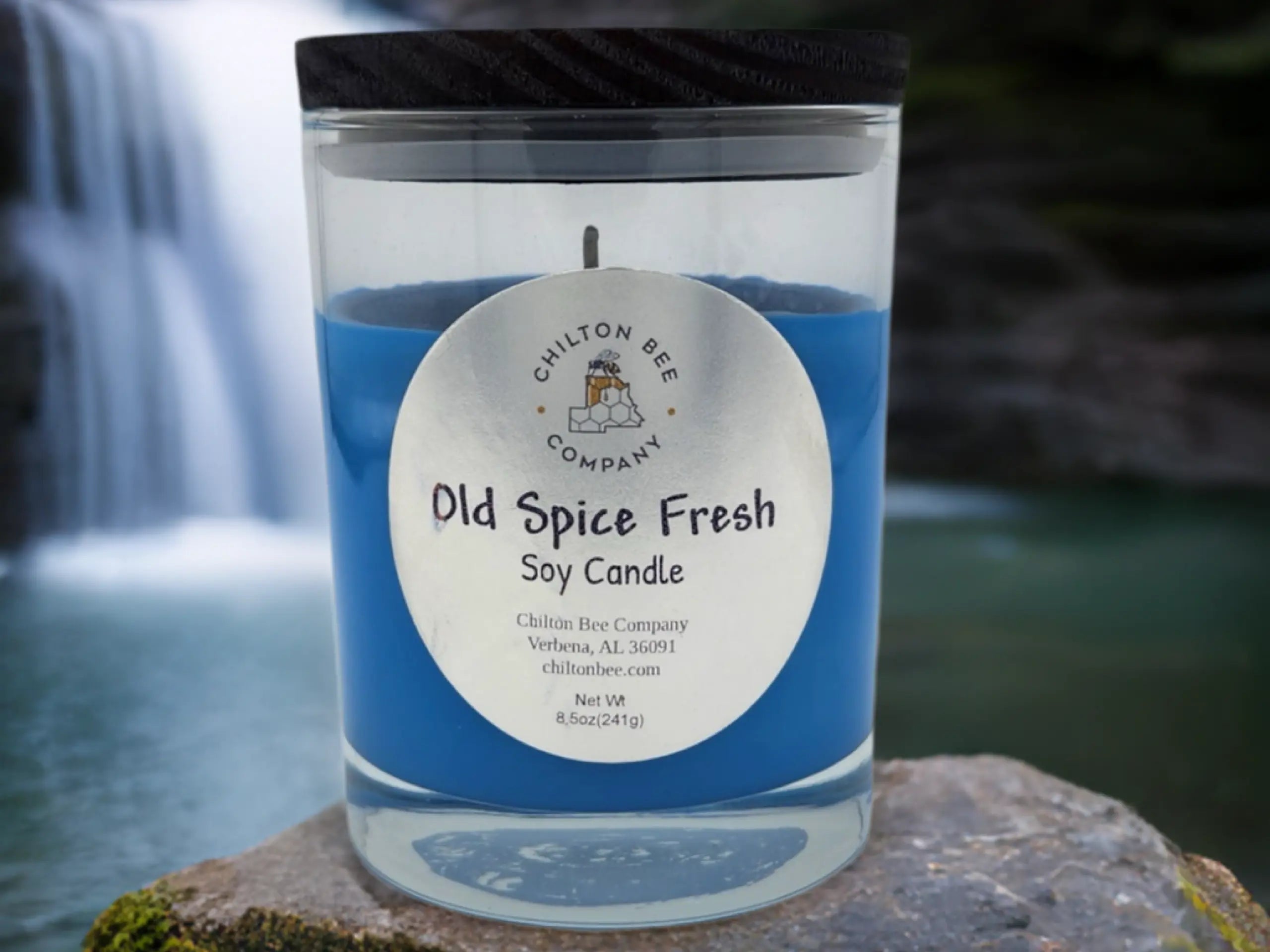 Single Wick Soy Candle by Chilton Bee Company, scented candle detail photo 5