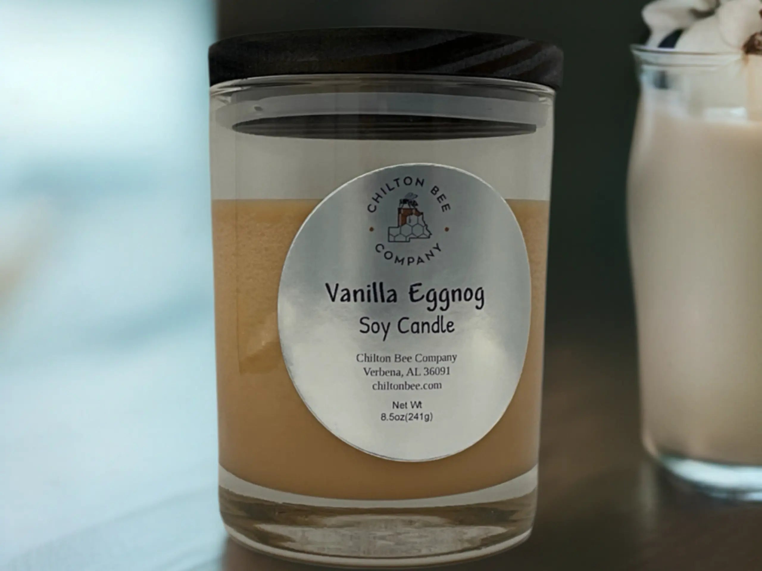 Single Wick Soy Candle by Chilton Bee Company, scented candle detail photo 8