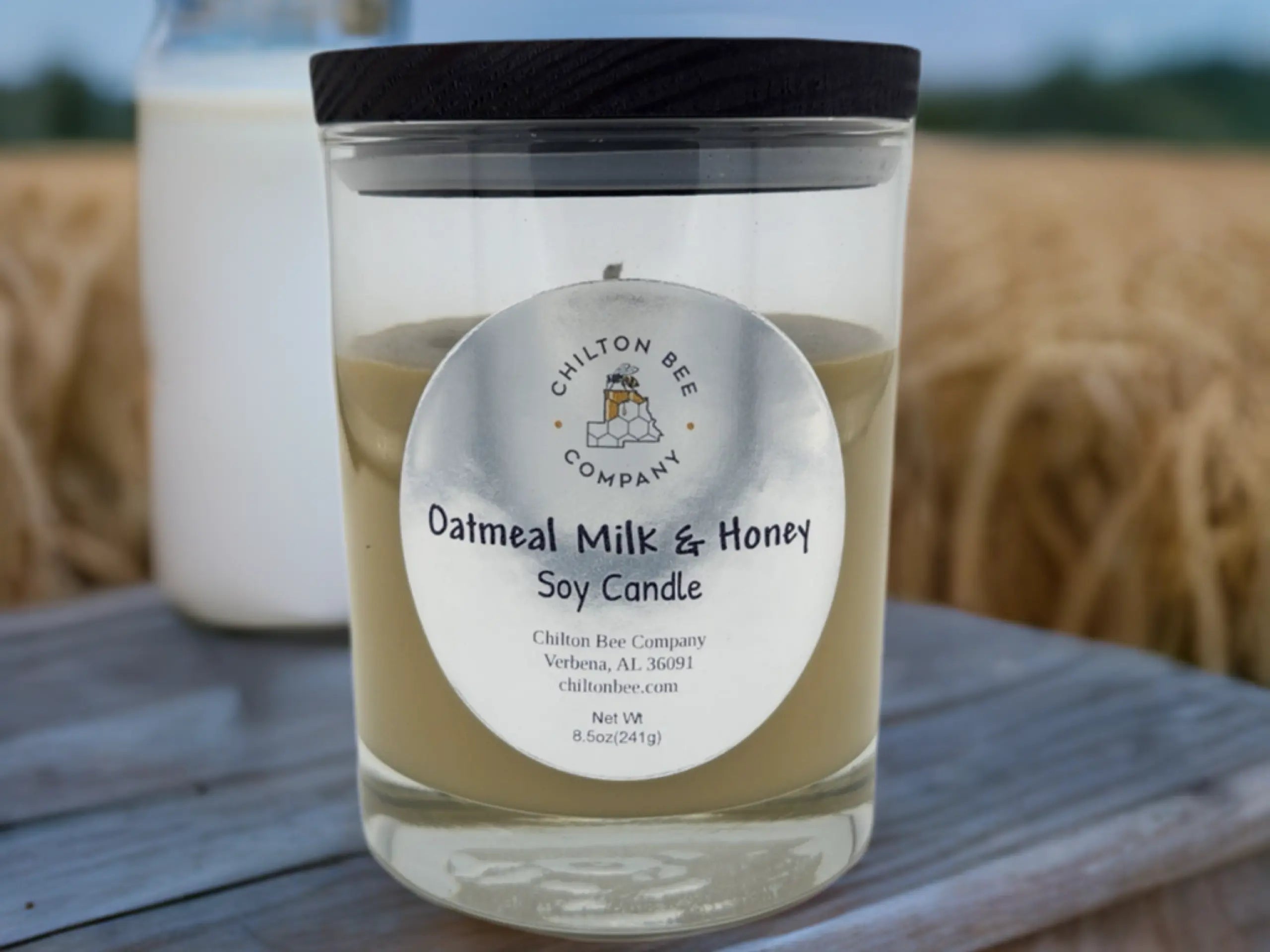Single Wick Soy Candle by Chilton Bee Company, scented candle detail photo 11