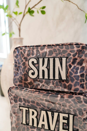 Skin - Leopard Clear Coat Large Bag by KenzKustomz, handmade leather goods detail photo 4