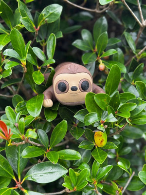 Sloth 3D Printed Fidget Toy | Large Animal Sensory Toy by Mushroom Lady Co, paper gift detail photo 3