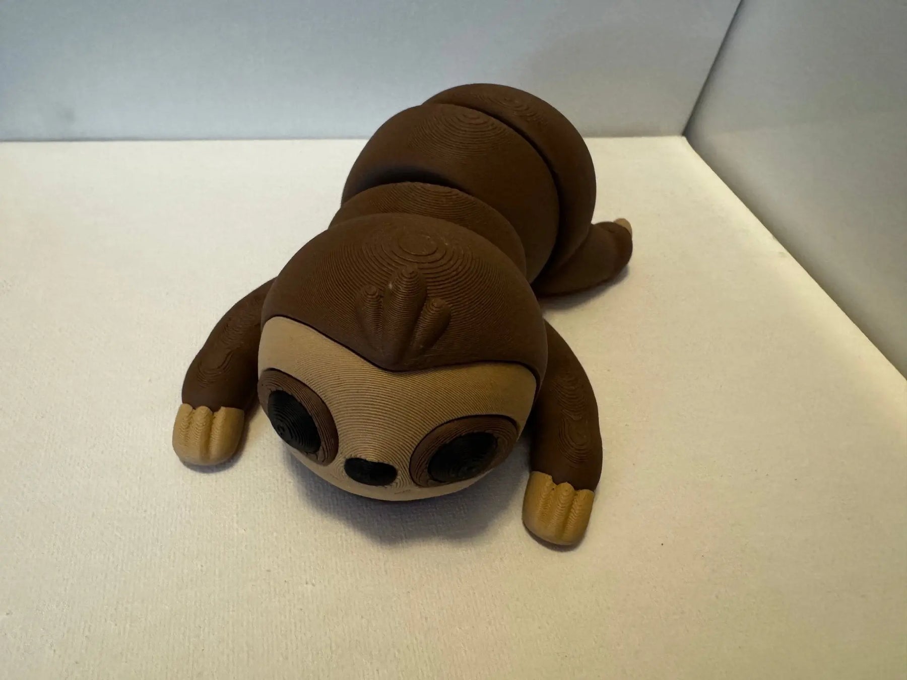 Sloth 3D Printed Fidget Toy | Large Animal Sensory Toy by Mushroom Lady Co, paper gift detail photo 6