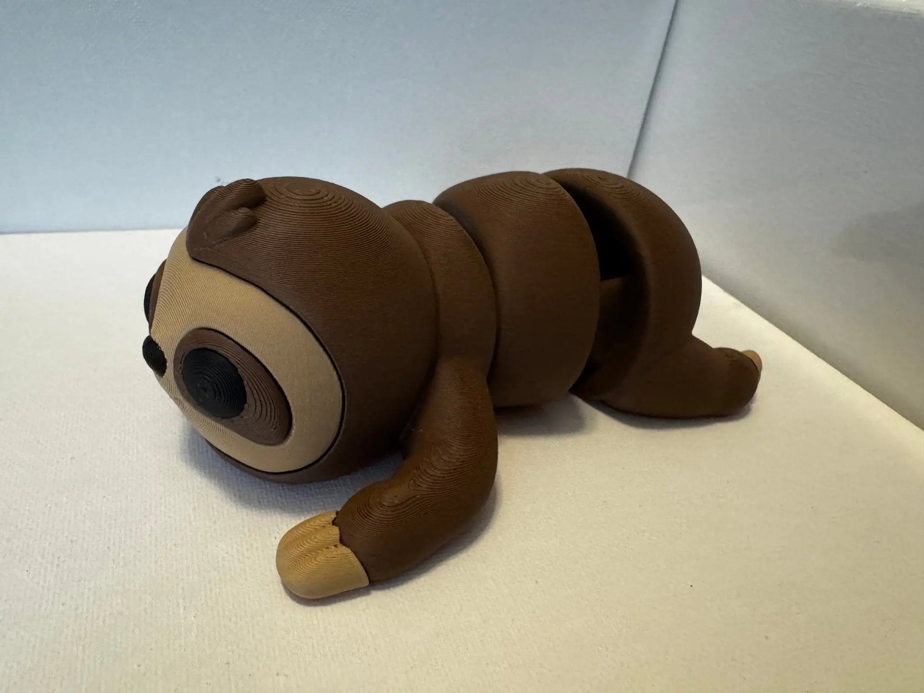 Sloth 3D Printed Fidget Toy | Large Animal Sensory Toy by Mushroom Lady Co, paper gift detail photo 8