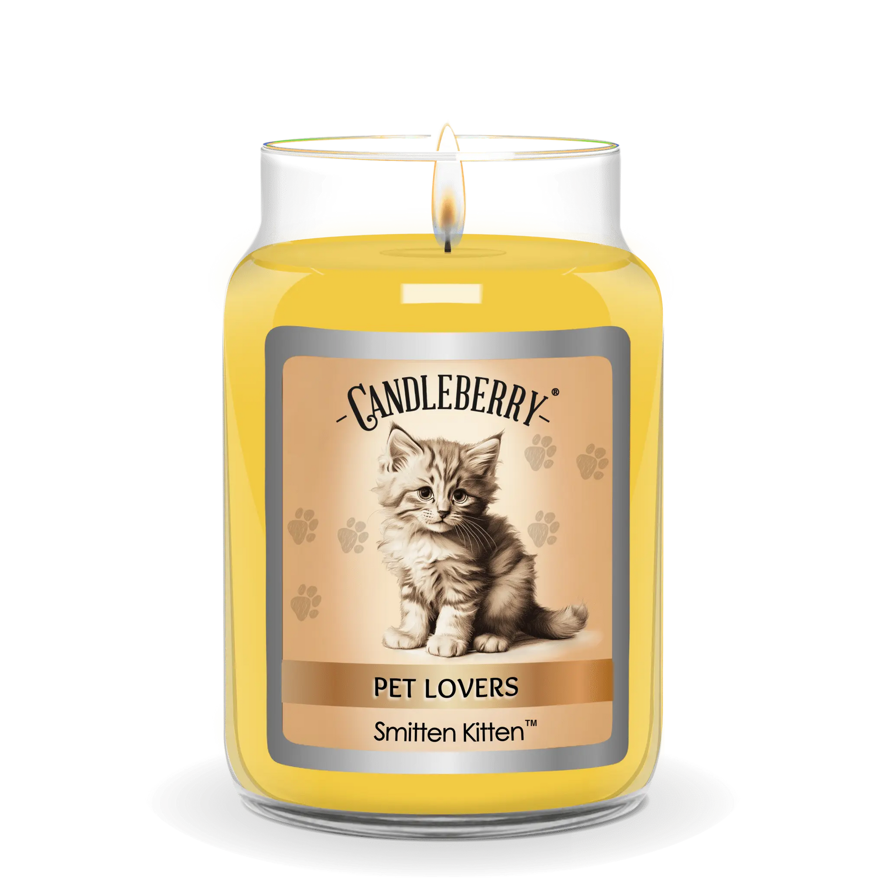 Smitten Kitten™ - Large Jar Candle (Collective) by The Candleberry® Candle Company, scented candle detail photo 2