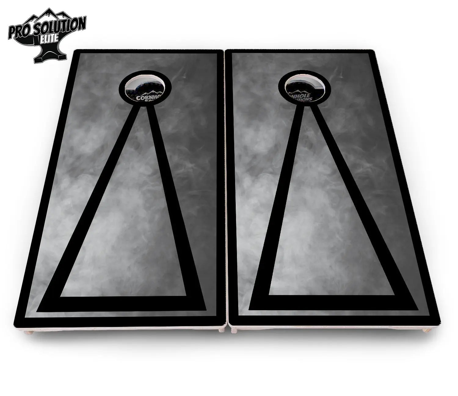 Smoke Triangle Cornhole Boards - Pro Solution Elite Series by Cornhole Solutions, custom cornhole board detail photo 10